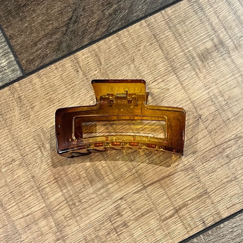 Brown Ombre Claw Clip
